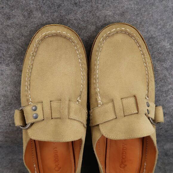 Quoddy Shoes Womens 10.5 Slip On Ring Mule Leather Handcrafted Fashion Comfort - Picture 9 of 15